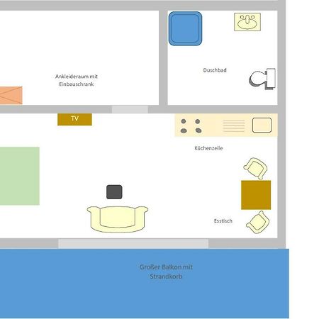 Appartements Fischerhus Глове Экстерьер фото